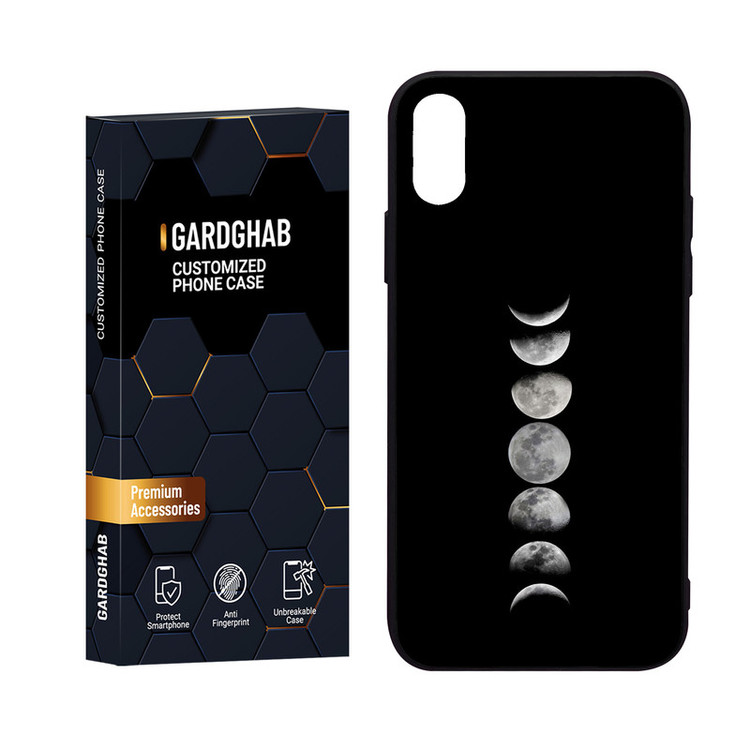 کاور گارد قاب مدل پشت گلس ساده مناسب برای گوشی موبایل اپل iPhone X/Xs