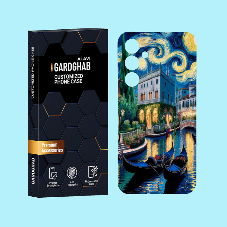 کاور گارد قاب علوی مدل هنری مناسب برای گوشی موبایل سامسونگ Galaxy A55