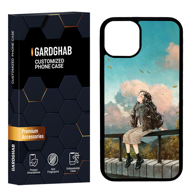 کاور گارد قاب مدل پشت گلس دخترانه مناسب برای گوشی موبایل اپل iPhone 13