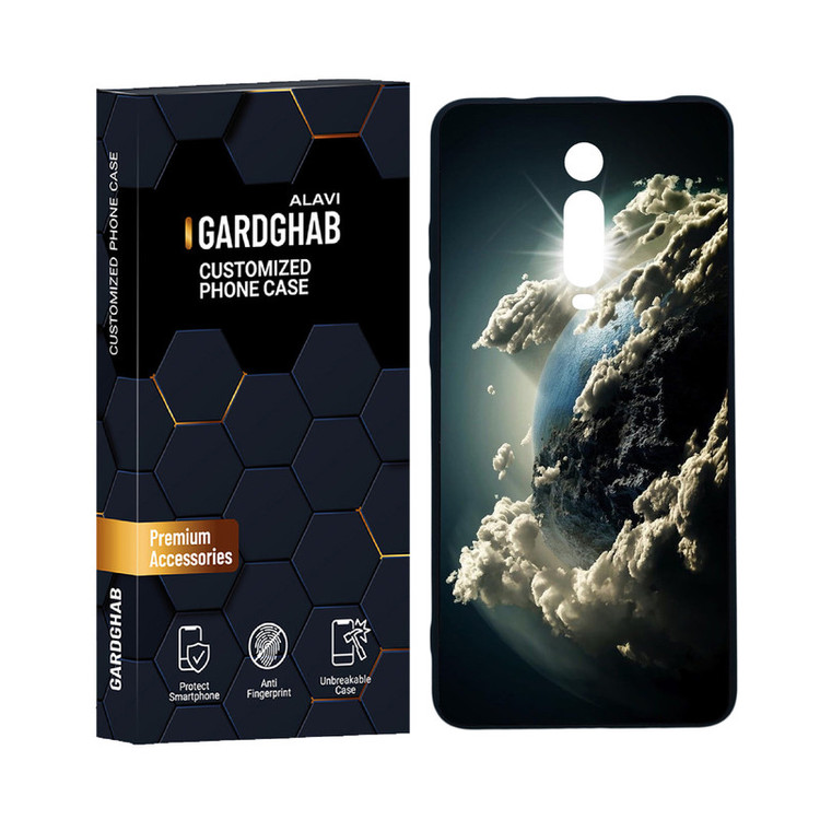 کاور گارد قاب علوی مدل دورژله ای کهکشان مناسب برای گوشی موبایل شیائومی Redmi K20 Pro