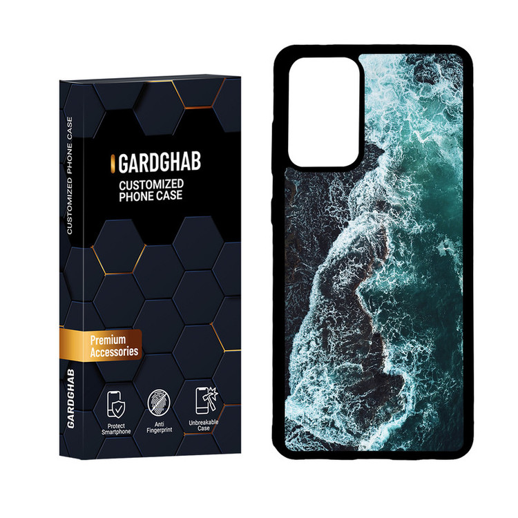کاور گارد قاب مدل دور ژله ای منظره و طبیعت مناسب برای گوشی موبایل سامسونگ Galaxy A72