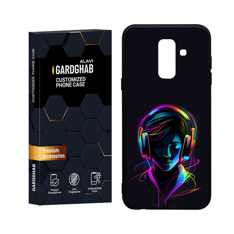 کاور گارد قاب علوی مدل Glass مناسب برای گوشی موبایل سامسونگ Galaxy A6 Plus