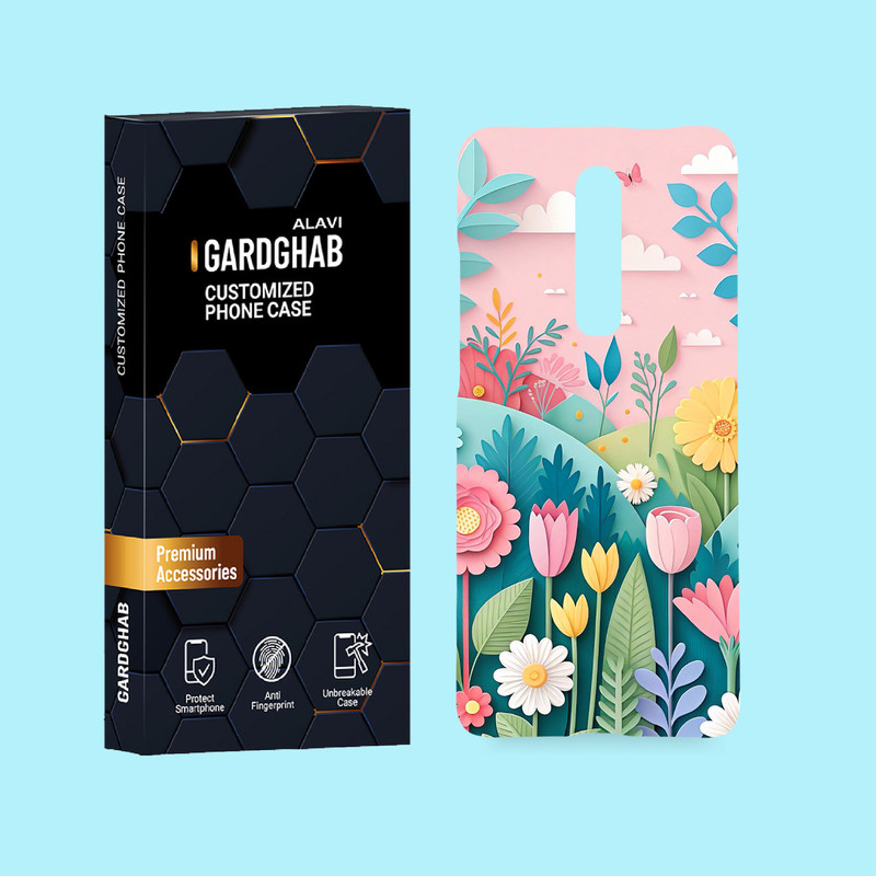 کاور گارد قاب علوی مدل گل مناسب برای گوشی موبایل شیائومی Mi 9T / Mi 9T Pro