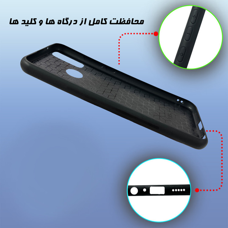 کاور گارد قاب علوی مدل Glass مناسب برای گوشی موبایل هواوی Y8s