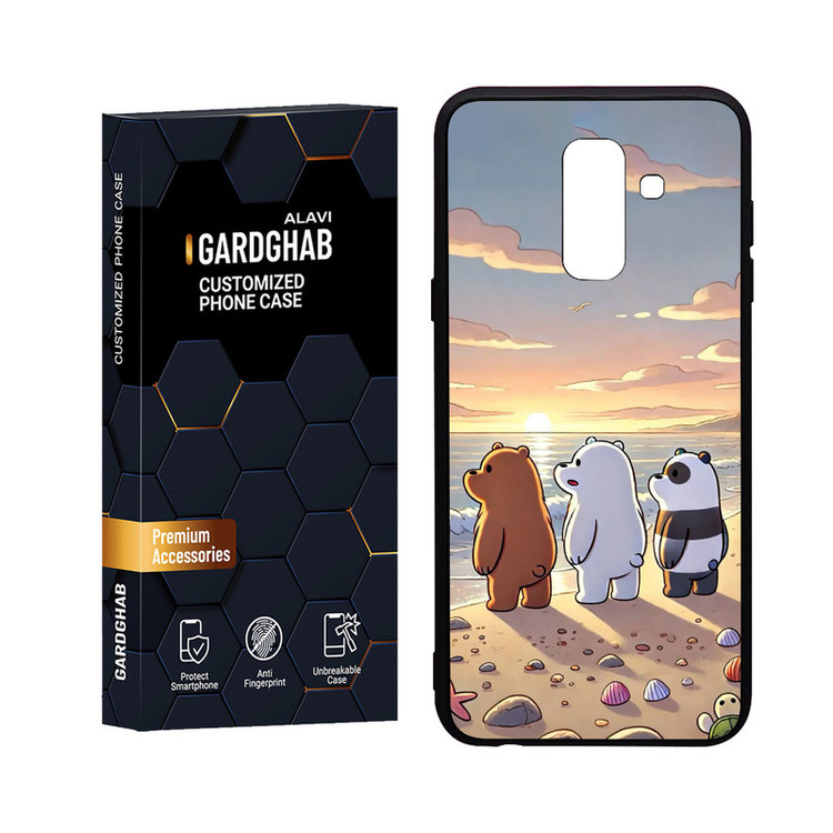 کاور گارد قاب علوی مدل Glass مناسب برای گوشی موبایل سامسونگ Galaxy J8 2018