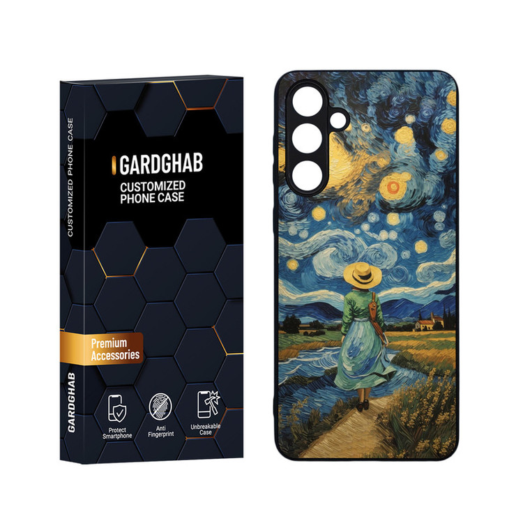 کاور گارد قاب مدل هنری مناسب برای گوشی موبایل سامسونگ Galaxy M55 5G