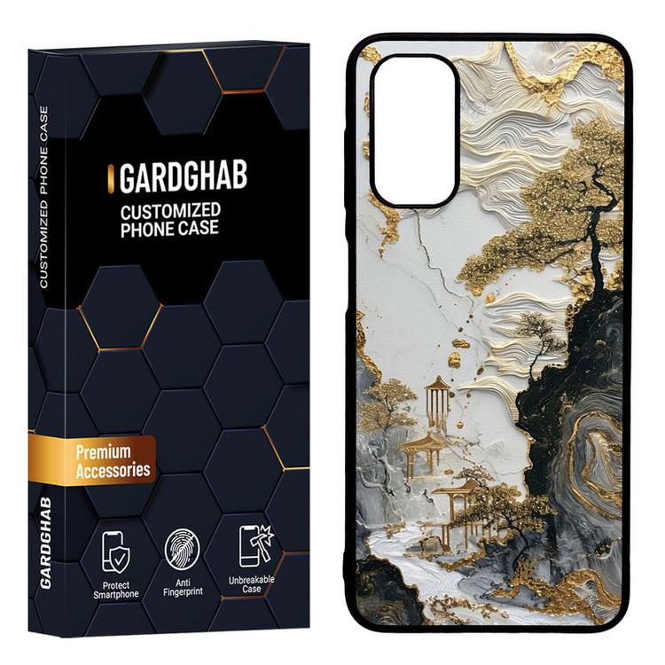 کاور گارد قاب مدل دور ژله ای هنری مناسب برای گوشی موبایل سامسونگ Galaxy A13 5G / A04s