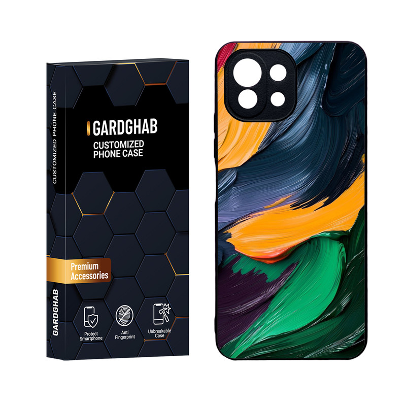 کاور گارد قاب مدل دورژله ای ساده مناسب برای گوشی موبایل شیائومی Mi 11 Lite 4G / 5G