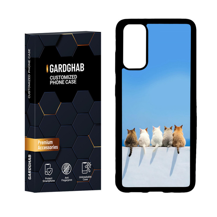 کاور گارد قاب مدل دور ژله ای هنری مناسب برای گوشی موبایل سامسونگ Galaxy S20