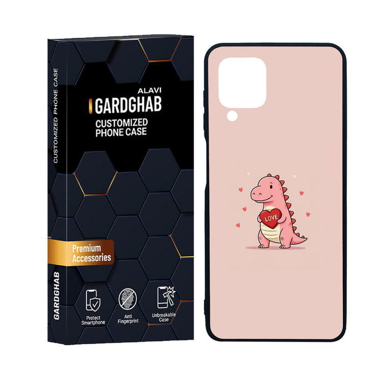 کاور گارد قاب علوی مدل دور ژله ای عاشقانه مناسب برای گوشی موبایل سامسونگ Galaxy M22 4G