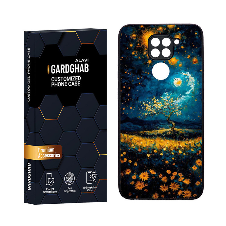 کاور گارد قاب مدل دورژله ای هنری مناسب برای گوشی موبایل شیائومی Redmi Note 9