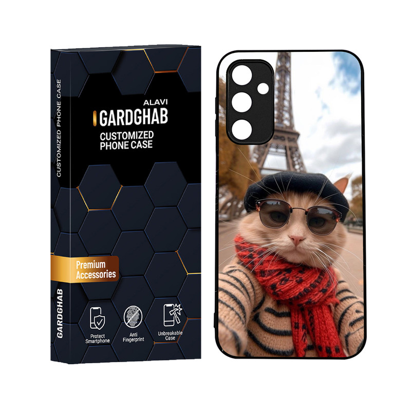 کاور گارد قاب علوی مدل دورژله ای هنری مناسب برای گوشی موبایل سامسونگ Galaxy A24