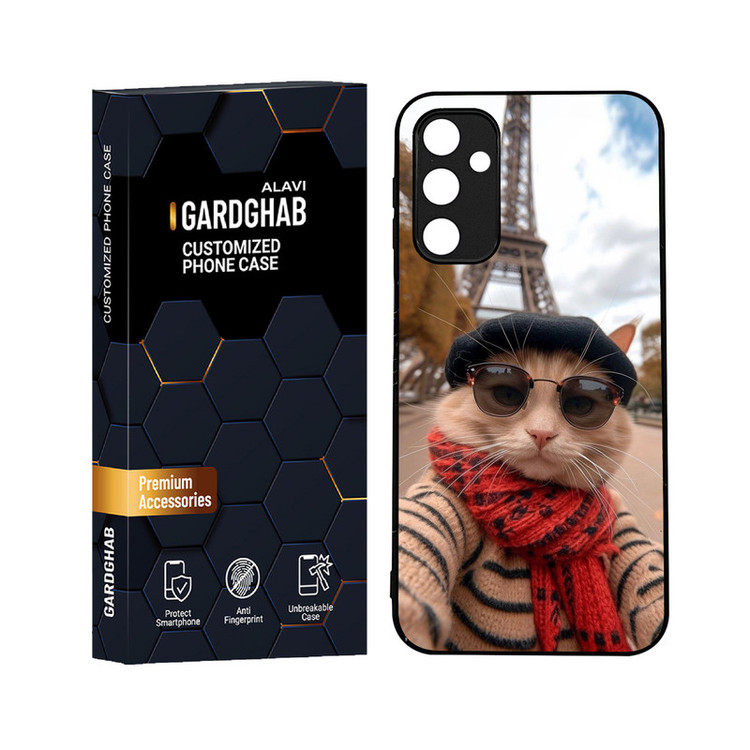 کاور گارد قاب علوی مدل دورژله ای هنری مناسب برای گوشی موبایل سامسونگ Galaxy A24