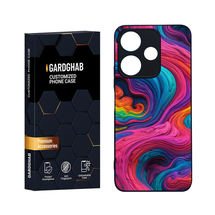 کاور گارد قاب مدل ساده مناسب برای گوشی موبایل شیائومی Redmi 13 4G / Poco M6 4G