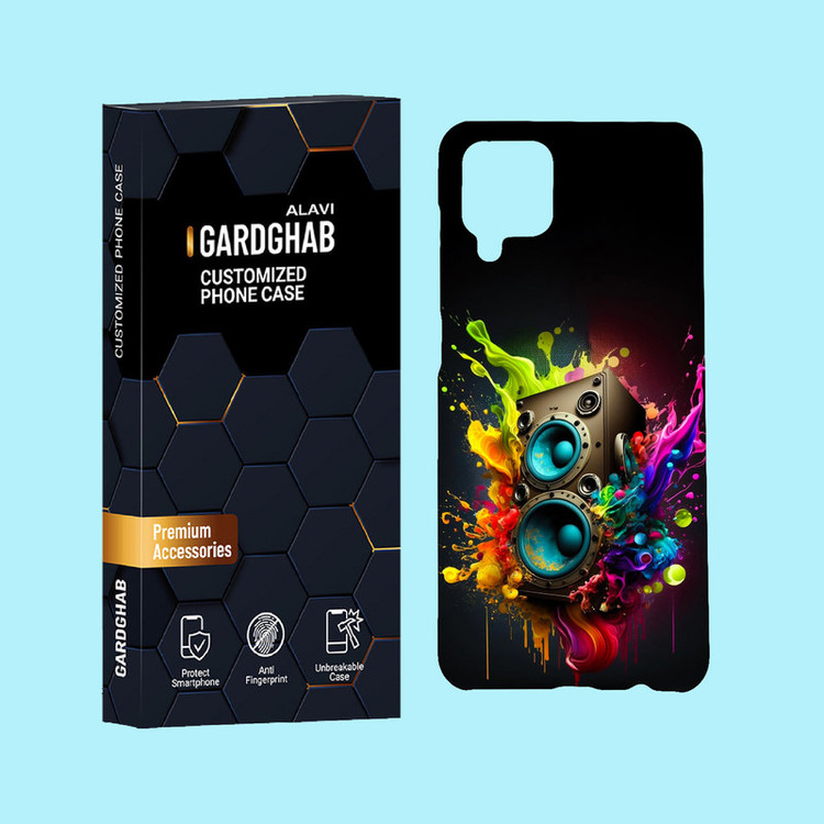 کاور گارد قاب علوی مدل ساز و موزیک مناسب برای گوشی موبایل سامسونگ Galaxy A12