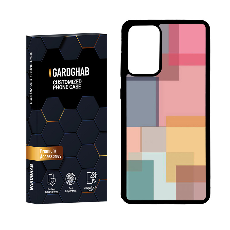 کاور گارد قاب مدل پشت گلس ساده مناسب برای گوشی موبایل سامسونگ Galaxy A72