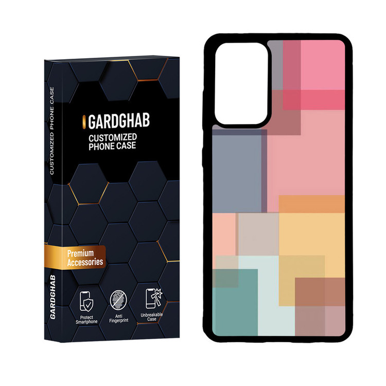 کاور گارد قاب مدل پشت گلس ساده مناسب برای گوشی موبایل سامسونگ Galaxy A72