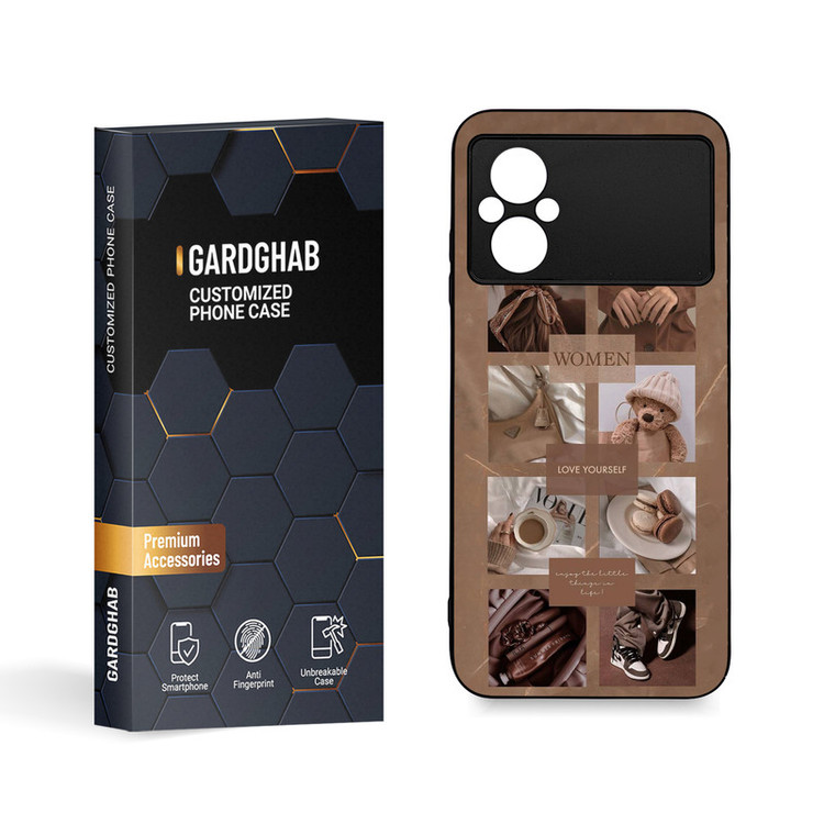 کاور گارد قاب مدل دخترانه مناسب برای گوشی موبایل شیائومی Poco M4 5G / M5 4G
