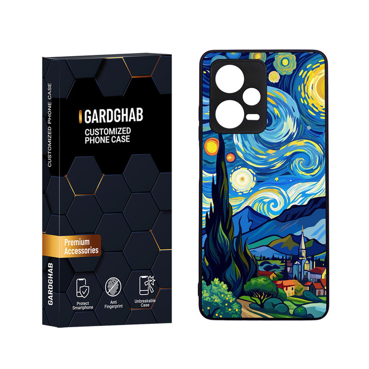 کاور گارد قاب مدل هنری مناسب برای گوشی موبایل شیائومی Redmi Note 12 Pro Plus 5G