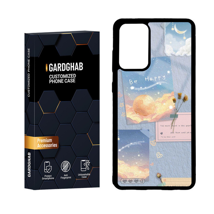 کاور گارد قاب مدل پشت گلس فانتزی مناسب برای گوشی موبایل سامسونگ Galaxy A72