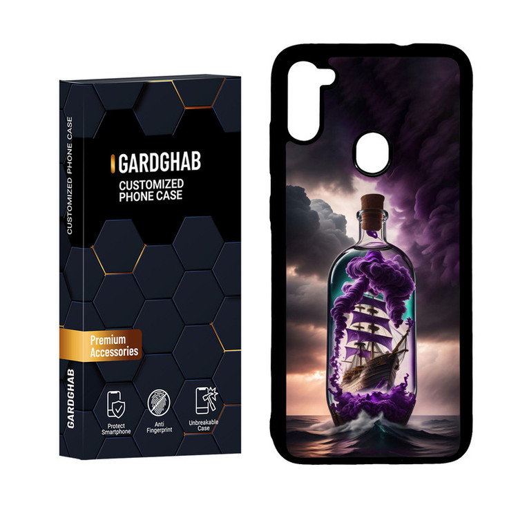 کاور گارد قاب مدل دور ژله ای هنری مناسب برای گوشی موبایل سامسونگ Galaxy A11 / M11