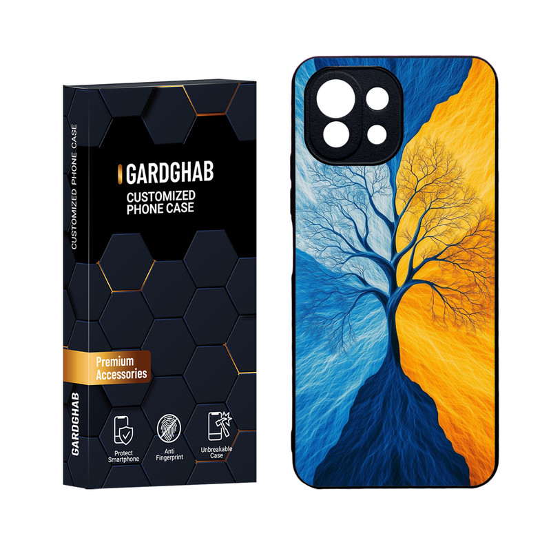 کاور گارد قاب مدل دورژله ای هنری مناسب برای گوشی موبایل شیائومی Mi 11 Lite 4G / 5G
