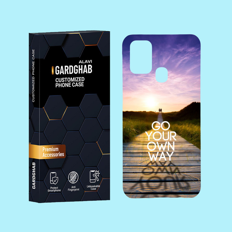 کاور گارد قاب علوی مدل متن مناسب برای گوشی موبایل سامسونگ Galaxy M31