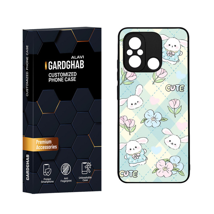 کاور گارد قاب مدل دورژله ای فانتزی مناسب برای گوشی موبایل شیائومی Poco C55 / Redmi 12c