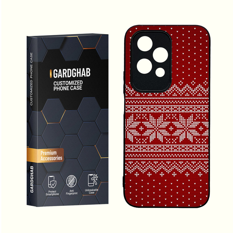 کاور گارد قاب مدل دور ژله ای پشت گلس ساده مناسب برای گوشی انر Honor 200Lite 5G