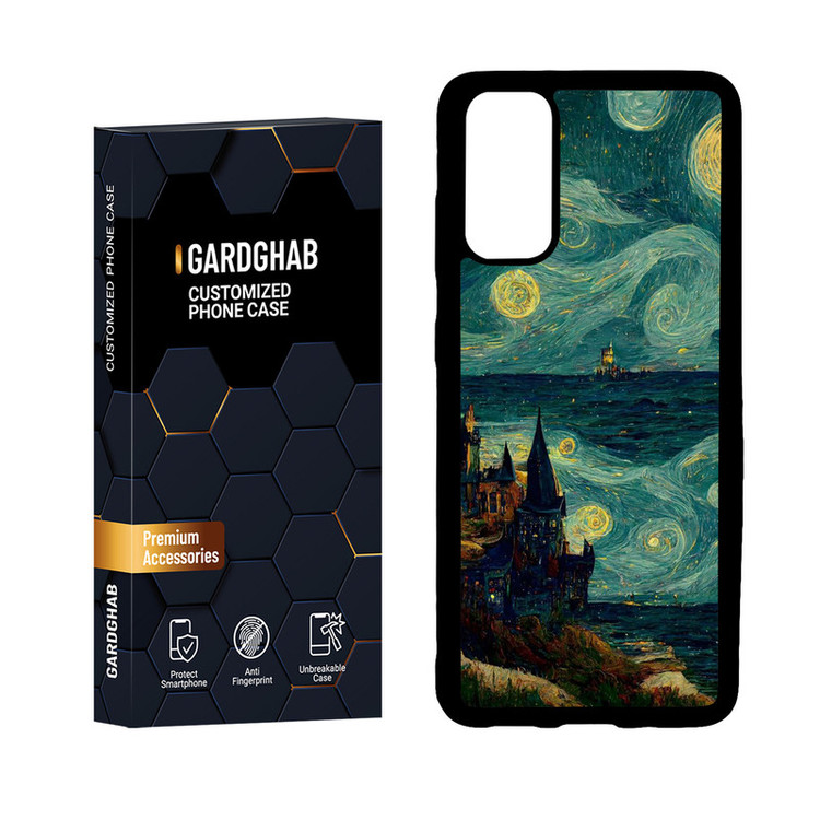 کاور گارد قاب مدل دور ژله ای هنری مناسب برای گوشی موبایل سامسونگ Galaxy S20