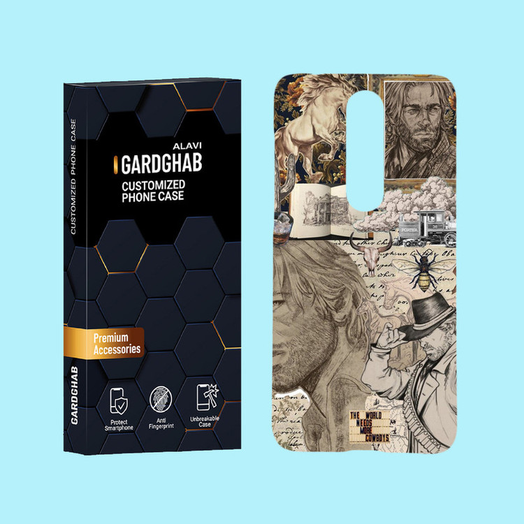 کاور گارد قاب علوی مدل هنری مناسب برای گوشی موبایل نوکیا 5.1 Plus
