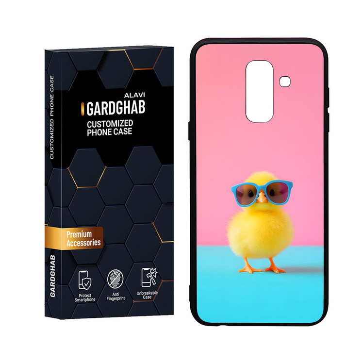 کاور گارد قاب علوی مدل Glass مناسب برای گوشی موبایل سامسونگ Galaxy J8 2018