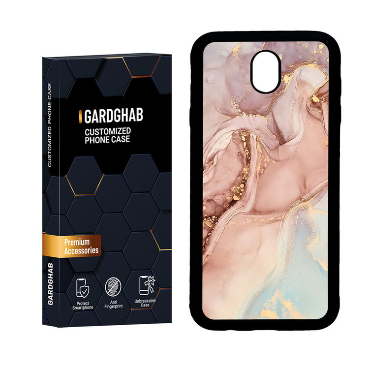 کاور گارد قاب مدل دور ژله ای ساده مناسب برای گوشی موبایل سامسونگ Galaxy J7 Pro