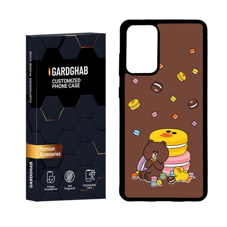 کاور گارد قاب مدل پشت گلس فانتزی مناسب برای گوشی موبایل سامسونگ Galaxy A72