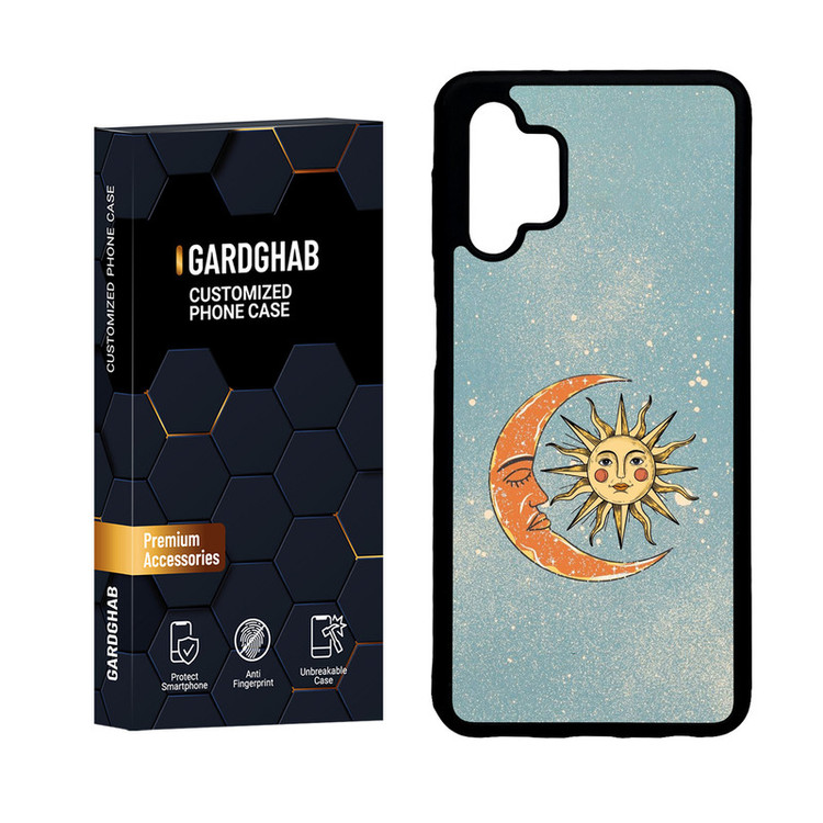 کاور گارد قاب مدل دور ژله ای هنری مناسب برای گوشی موبایل سامسونگ Galaxy A32 5G / M32 5G
