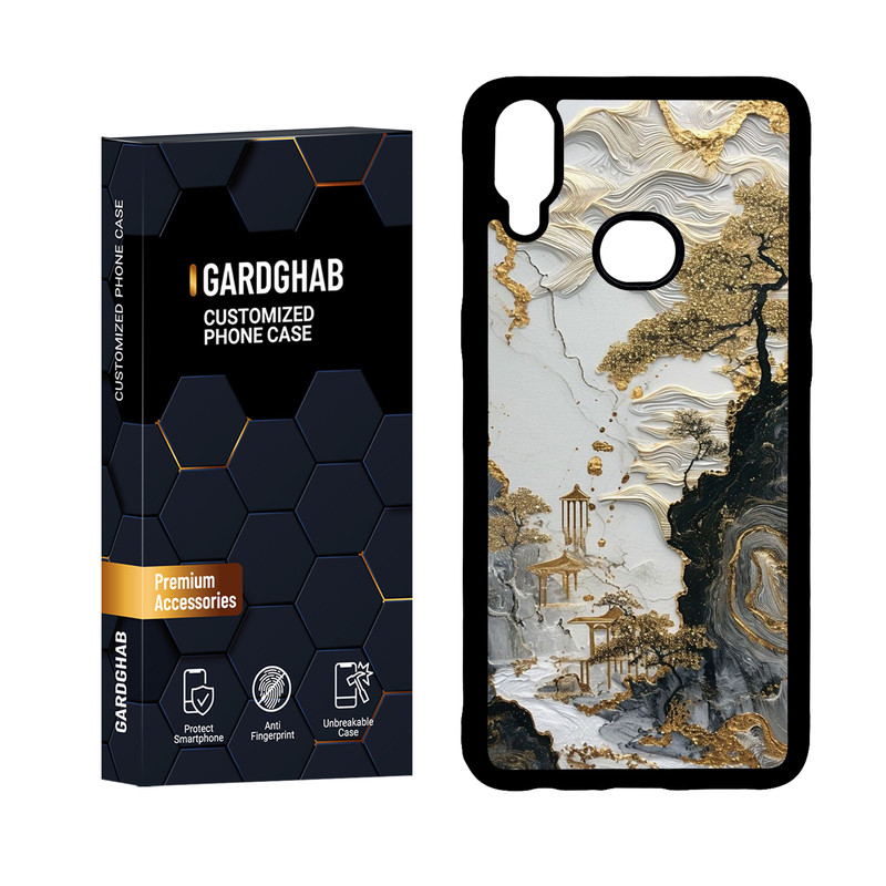 کاور گارد قاب مدل دورژله ای هنری مناسب برای گوشی موبایل سامسونگ Galaxy A10s