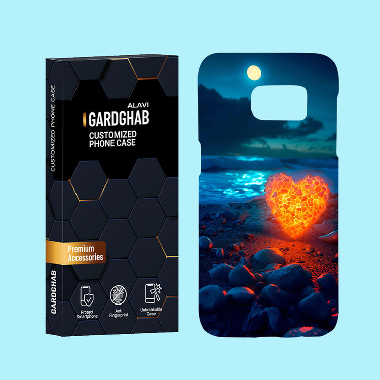 کاور گارد قاب علوی مدل عاشقانه مناسب برای گوشی موبایل سامسونگ Galaxy S7