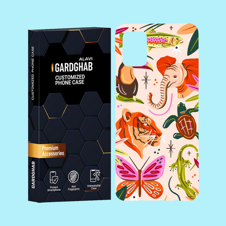 کاور گارد قاب علوی مدل حیوانات مناسب برای گوشی موبایل سامسونگ Galaxy A31