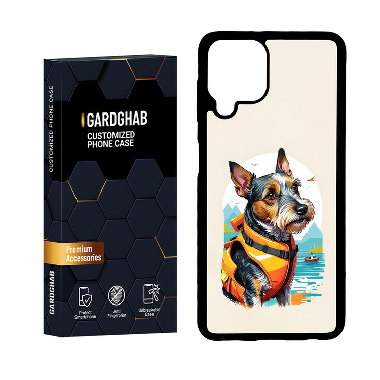 کاور گارد قاب مدل دورژله ای هنری مناسب برای گوشی موبایل سامسونگ Galaxy A22 4G