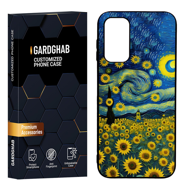 کاور گارد قاب مدل دور ژله ای هنری مناسب برای گوشی موبایل سامسونگ Galaxy A14