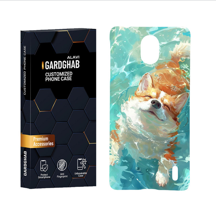 کاور گارد قاب علوی مدل حیوانات مناسب برای گوشی موبایل نوکیا 1Plus