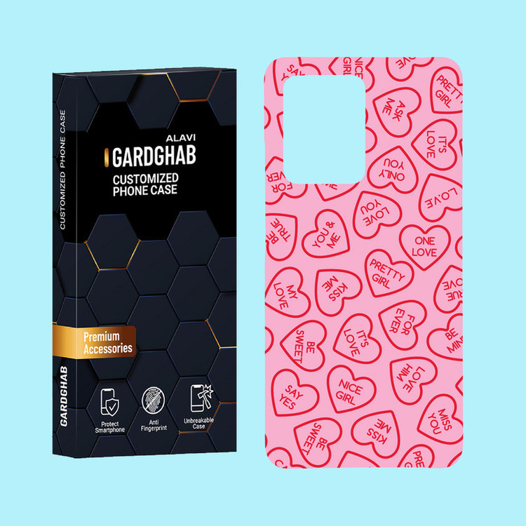 کاور گارد قاب علوی مدل عاشقانه مناسب برای گوشی موبایل شیائومی Redmi Note 12 Pro Plus 5G