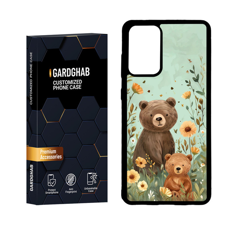 کاور گارد قاب مدل پشت گلس فانتزی مناسب برای گوشی موبایل سامسونگ Galaxy A72