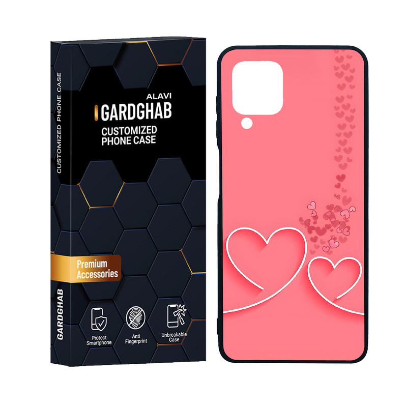 کاور گارد قاب علوی مدل دور ژله ای عاشقانه مناسب برای گوشی موبایل سامسونگ Galaxy M32 4G