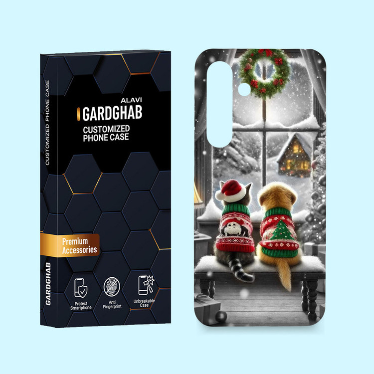 کاور گارد قاب مدل هنری مناسب برای گوشی موبایل سامسونگ Galaxy S24