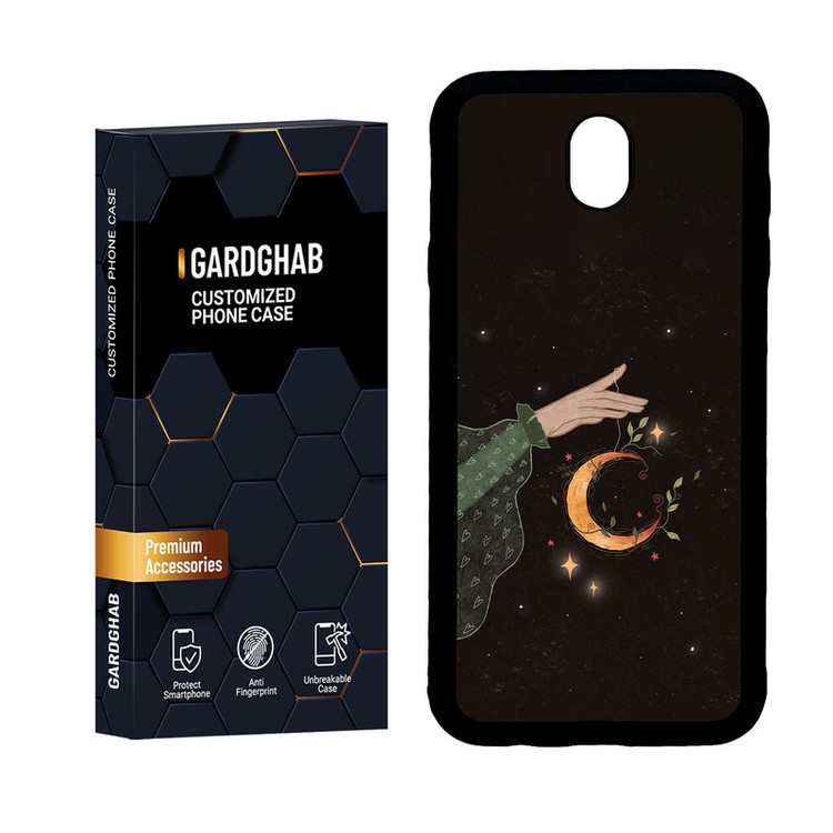 کاور گارد قاب مدل دور ژله ای هنری مناسب برای گوشی موبایل سامسونگ Galaxy J5 Pro