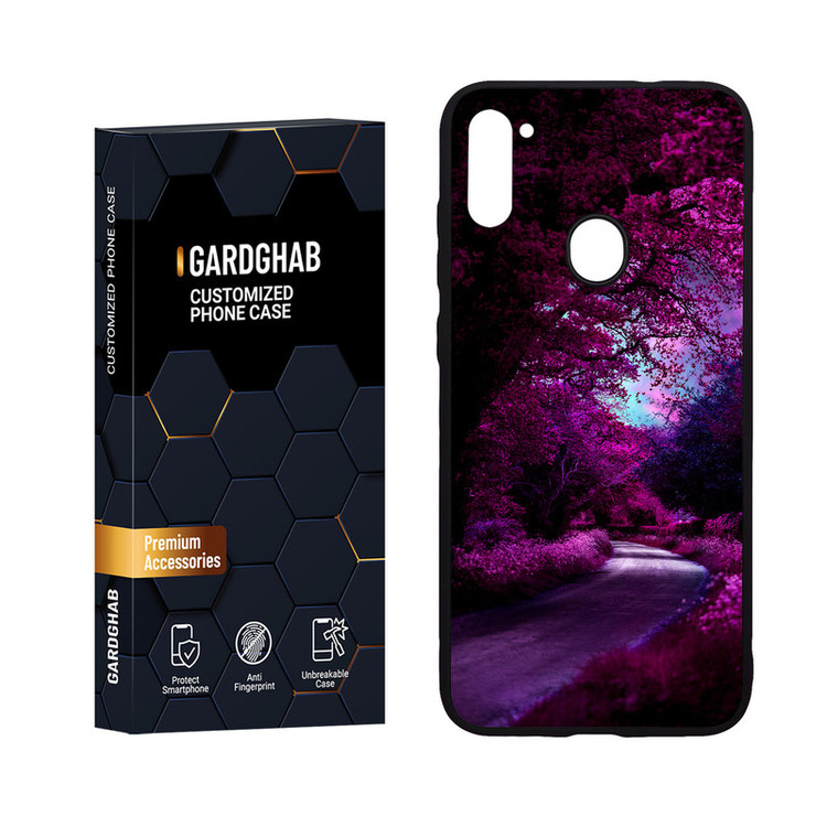 کاور گارد قاب مدل پشت گلس منظره و طبیعت مناسب برای گوشی موبایل سامسونگ Galaxy A11 / M11