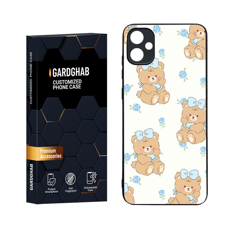 کاور گارد قاب مدل دورژله ای پشت گلس فانتزی مناسب برای گوشی موبایل سامسونگ Galaxy A05