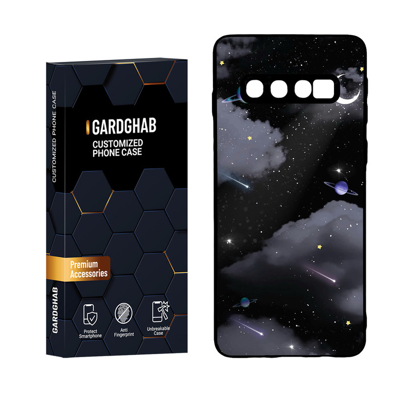 کاور گارد قاب مدل پشت گلس هنری مناسب برای گوشی موبایل سامسونگ Galaxy S10
