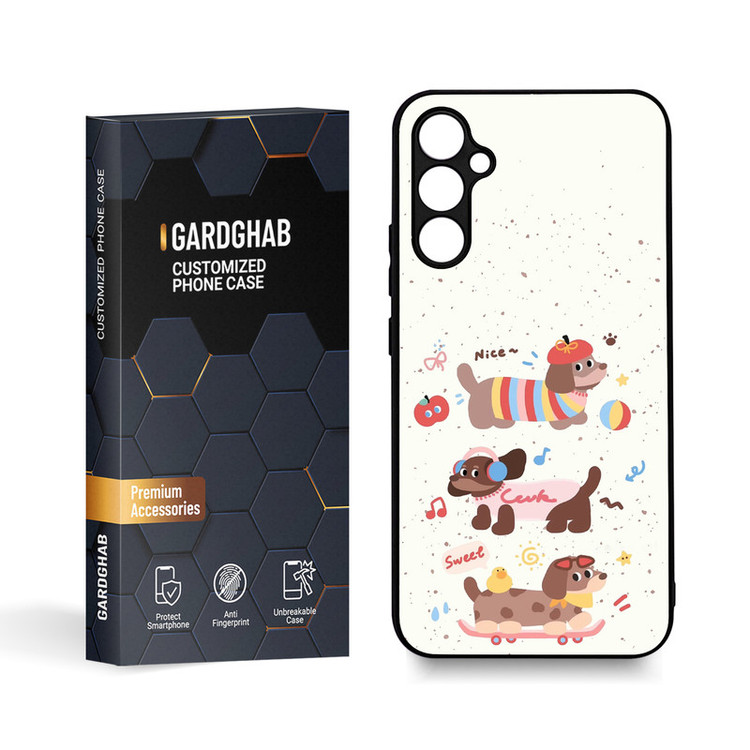 کاور گارد قاب مدل دورژله ای فانتزی مناسب برای گوشی موبایل سامسونگ Galaxy A34